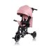 Tricicleta pentru copii Lionelo Tris Plus, multifunctionala, 2 in 1, rotire 360°, Pink Rose - 3