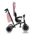 Tricicleta pentru copii Lionelo Tris Plus, multifunctionala, 2 in 1, rotire 360°, Pink Rose - 6