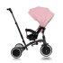 Tricicleta pentru copii Lionelo Tris Plus, multifunctionala, 2 in 1, rotire 360°, Pink Rose - 7