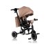 Tricicleta pentru copii Lionelo Tris Plus, multifunctionala, 2 in 1, rotire 360°, Beige Sand - 1