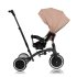 Tricicleta pentru copii Lionelo Tris Plus, multifunctionala, 2 in 1, rotire 360°, Beige Sand - 5