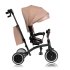 Tricicleta pentru copii Lionelo Tris Plus, multifunctionala, 2 in 1, rotire 360°, Beige Sand - 7