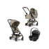 Carucior 3 in 1 Joolz Aer+, cu landou si scoica Britax Romer BABY SAFE PRO STYLE, Sandy taupe - 1