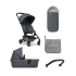 Pachet promotional 2 in 1 Joolz Aer +, cu sac pentru carucior, protectie de ploaie si bara de protectie, Stone Grey - 1
