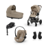 Carucior 4 in 1 Balios S Lux pentru copii, cu landou, scoica auto Cloud G Plus si baza G, Almond Beige cu cadru Taupe - 1