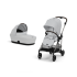 Cybex Melio Παιδικό Καρότσι 2 σε 1 με Πορτ-μπεμπέ Collection 2024 Fog Grey - 1
