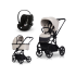 Детска количка 3 в 1 Cavoe MOI XL с черупка Cybex Cloud G Plus Ecru - 1