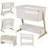 Patut pentru copii Lionelo Thomi Plus 5 in 1, co-sleeper, 0 - 4 ani, Beige Sand - 1