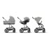 Cybex Balios S Lux Καρότσι 4 σε 1 με Πορτ-μπεμπέ, Βρεφικό Κάθισμα Cloud G & Βάση G - Stone Grey / Silver - 2