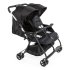 Carucior dublu pentru copii Chicco Ohlala Twin, compact, design modern, Black Night - 2