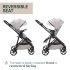 Carucior sport pentru copii Chicco Seety, 3 in 1, cu landou si scoica auto Kory Air Plus, FlorenceBeige - 3