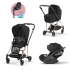 Carucior 3 in 1 pentru copii Cybex Mios 3.0, cu landou si scoica Cloud T Plus - 1