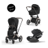 Carucior 3 in 1 pentru copii Cybex Priam 4.0, cu landou si scoica auto Cloud T Plus - 1