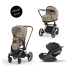 Carucior 3 in 1 pentru copii Cybex Priam 4.0, cu landou si scoica auto Cloud T Plus - 2