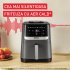 Friteuza cu Aer Cald Tefal Easy Fry Silence EY551HE0, 5L, 10 Programe Automate & Ecran LCD, 1670W - 3