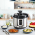 Електрическа мултикукър под налягане Tefal One Pot CY505EE0, 1200 W, 5.8 L, 25 програми, черно/сребристо - 6