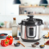 Multicooker electric sub presiune Tefal One Pot CY505EE0, 1200 W, 5.8 L, 25 Programe, negru/argintiu - 8
