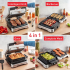 Tefal OptiGrill GC774D30 4в1 интелигентна скара, 9 автоматични програми, свързаност с приложение, тава за фурна, сребристо/черно - 4