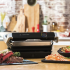 Gratar electric Tefal OptiGrill Elite GC750D30, 12 programe automate, termostat reglabil, placi detasabile, argintiu & negru - 11