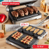 Електрическа скара Tefal OptiGrill 2 в 1 XL GC782D30, 2200W, 12 програми, подвижни плочи, 4 температурни настройки, сребриста - 6