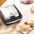 Мултифункционална машина за сандвичи Tefal Snack Collection 4 в 1 SW854D16, 700W, 4 комплекта чинии включени, Сребристо/Черно - 5