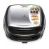 Многофункционален уред за сандвичи 3 в 1 Tefal Snack Time SW342D38, 700W, 3 комплекта чинии включени, незалепващо покритие, неръждаема стомана/черен - 3