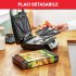 Мултифункционална машина за сандвичи Tefal Snack Collection SW852D12, 700W, Незалепващо покритие, Черен/Сребрист - 6