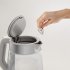 Fierbator de apa Tefal KI605B30, 2200W, capacitate 1.7L, vas din sticla termorezistenta, iluminare ambientala, Gri - 5