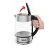 Fierbator electric Tefal Glass KI772D38, 2200W, 1.7L, Sticla Termorezistenta, Filtru Anticalcar, Inox/Negru - 3