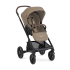 Carucior 3 in 1 pentru copii Joie Chrome 2, versatil, cu landou Chrome si scoica I-SNUG, Cashew - 2