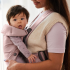Бебешка кенгуру BabyBjorn Mini, анатомична, плетена материя, цвят Dusty Pink - 3