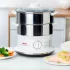 Aparat de Gatit cu Aburi Tefal Convenient Series VC145130, 900W, 6L, 2 Vase Inox, Alb - 6