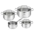 Set 7 piese Tefal Duetto+ G719S735, oale 16/20/24cm, cratita 16cm, inductie - 1
