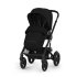 Carucior sport pentru copii Cybex Talos S Lux, robust, suspensie avansata, confortabil - Moon Black cu cadru negru - 2
