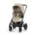 Carucior sport pentru copii Cybex Talos S Lux, robust, suspensie avansata, confortabil - Almond Beige cu cadru taupe - 1