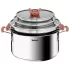 Σετ 6 τεμαχίων Tefal Opti'Space G720S674, κατσαρόλα 18cm, κατσαρόλες 20/24cm, από ανοξείδωτο ατσάλι, επαγωγική - 2