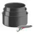 Set 4 piese Tefal Ingenio Renew L2609402, maner detasabil, invelis antiaderent ceramic, compatibil inductie - 1