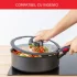 Capac de sticla transparent Tefal Ingenio, compatibil cu oalele & tigaile Ingenio, 22 cm - 6
