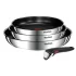 Set 4 piese Tefal Ingenio Emotion L897S455 – Tigai 22/24/28 cm cu maner detasabil, antiaderent si Thermo‑Signal - 1