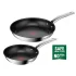 Set 2 Tigai Tefal Intuition B817S255, 20/26 cm, Inox 18/10, Antiaderent Titanium, Thermo-Signal, Inductie, Argintiu - 3