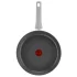 Σετ 3 τηγανιών Tefal Renew ON C4279132, 20/24/28 cm, ανακυκλωμένο αλουμίνιο, κεραμική επίστρωση, θερμοσήμα, επαγωγικό, γκρι - 2