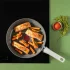 Σετ 3 τηγανιών Tefal Renew ON C4279132, 20/24/28 cm, ανακυκλωμένο αλουμίνιο, κεραμική επίστρωση, θερμοσήμα, επαγωγικό, γκρι - 7