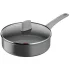 Cratita Tefal Renew ON C4273232, 24 cm, Capac Sticla, Aluminiu Reciclat, Invelis Ceramic, Thermo-Signal, Inductie, Gri - 1