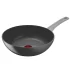 Tigaie Wok Tefal Renew ON C4271932, 28 cm, Aluminiu Reciclat, Invelis Ceramic, Thermo-Signal, Inductie, Gri - 1