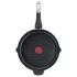 Тиган за грил Tefal Unlimited E2294074, 26 см, Титаниево незалепващо покритие против надраскване, Термосигнал, Индукция, Черен - 3