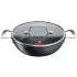 Тиган Tefal Unlimited G2557172, 26 см, стъклен капак, титаниево незалепващо покритие против надраскване, термосигнал, индукция - 1