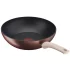Tigaie Wok Tefal Eco-Respect G2541902, 28 cm, Aluminiu 100% Reciclat, Titanium Pro, Thermo-Signal, Inductie, Maro - 2