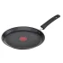 Tigaie pentru clatite Tefal Eco Respect G2543853, 25 cm, Aluminiu 100% Reciclat, Titanium Pro, Inductie, Negru - 1