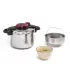 Tefal ClipsoMinut Easy Тенджера под налягане P4624966, 9 л, Индукция, Неръждаема стомана, 5-точкова система за безопасност, Сребърен - 3