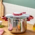 Χύτρα ταχύτητας Tefal ClipsoMinut Perfect P4620733, 6 λίτρα, επαγωγική, ανοξείδωτο ατσάλι, αφαιρούμενος χρονοδιακόπτης, 5 συστήματα ασφαλείας, ασημί - 10